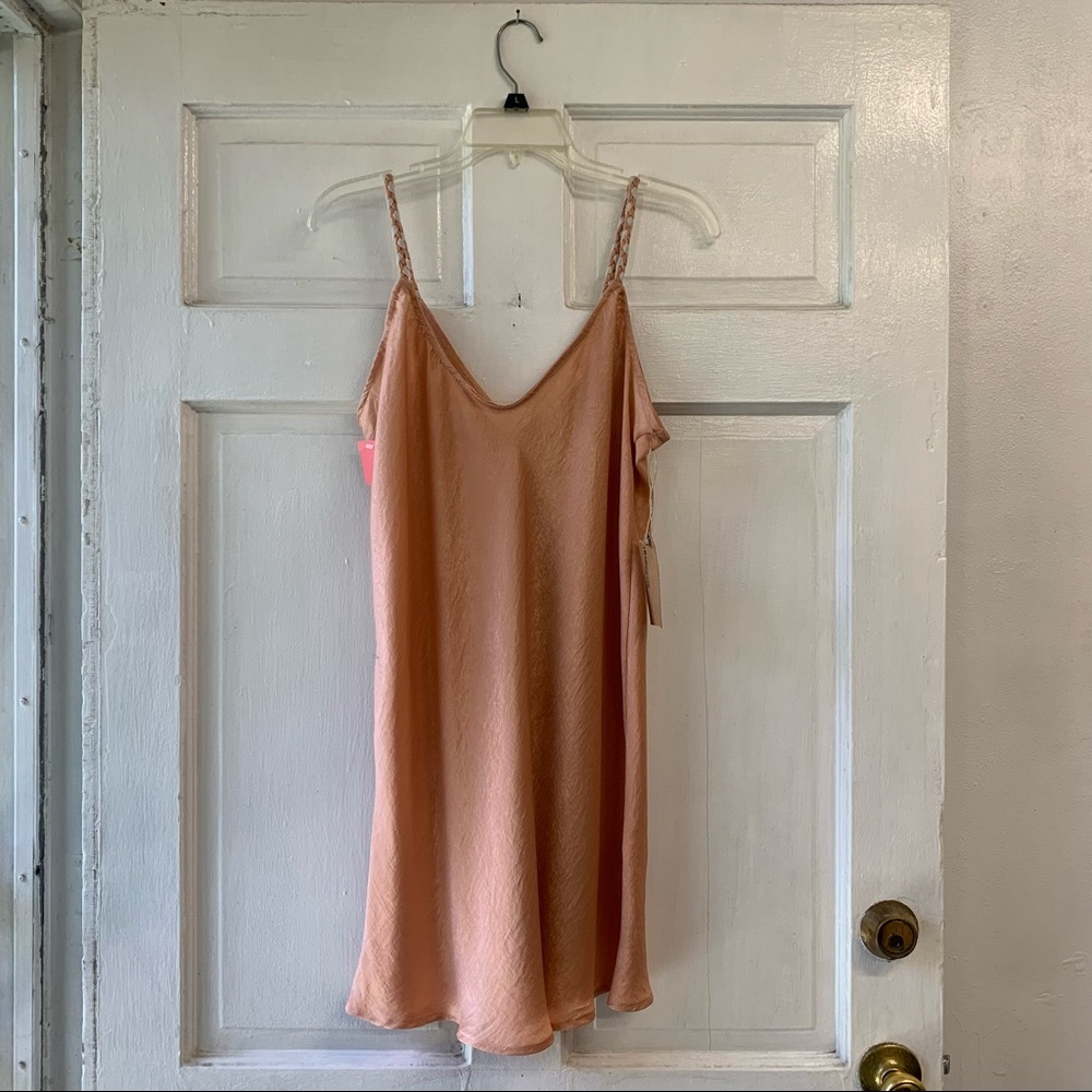 Wanderlux Pale Pink Spaghetti Strap Blouse